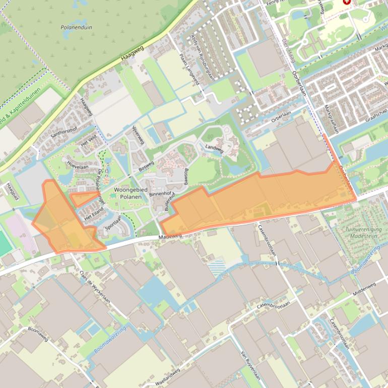 Kaart van postcodegebied 2681PN.