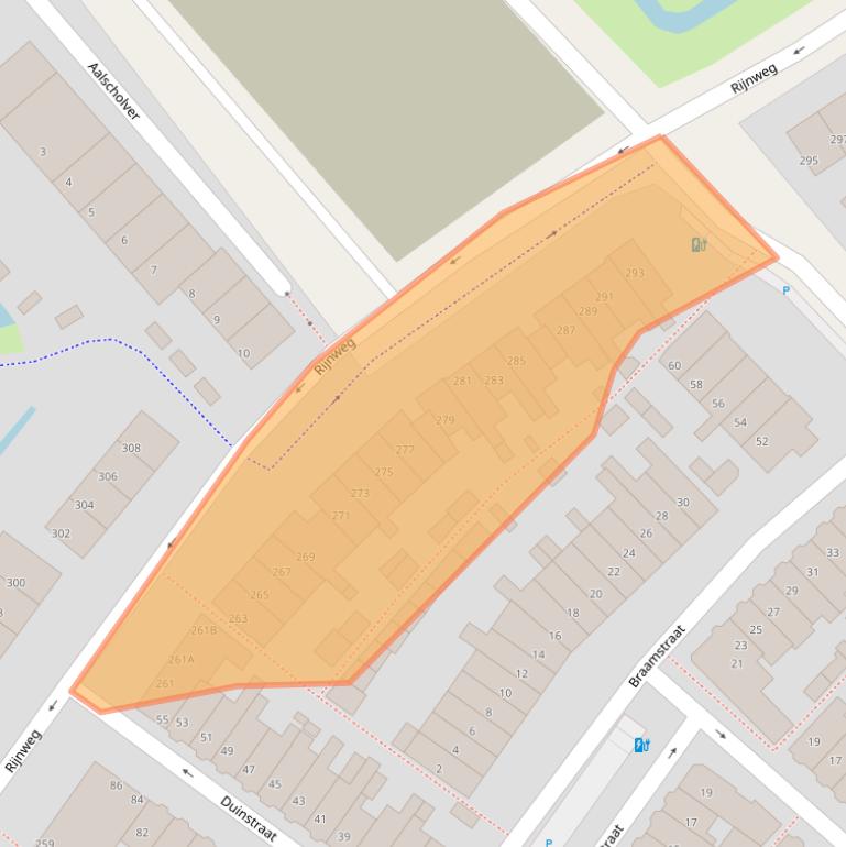 Kaart van postcodegebied 2681SK.