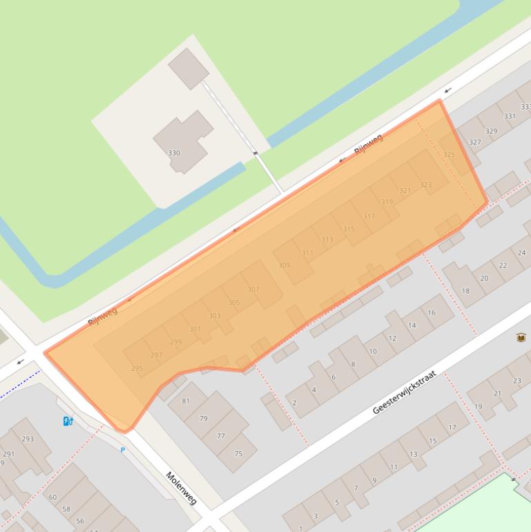 Kaart van postcodegebied 2681SL.