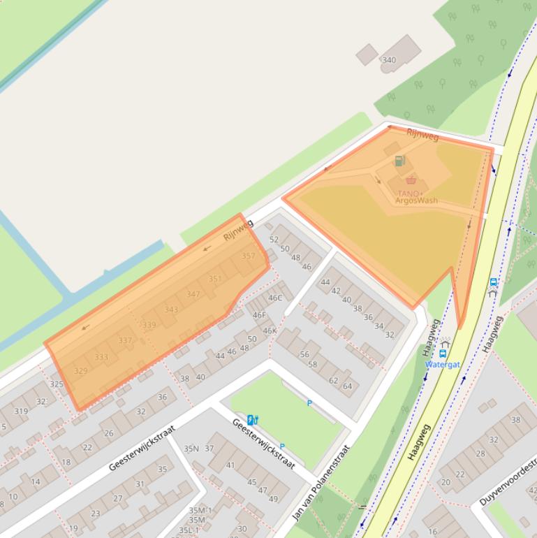 Kaart van postcodegebied 2681SM.