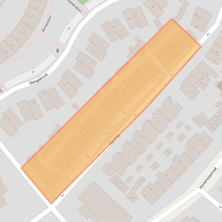 Kaart van postcodegebied 2681SN.