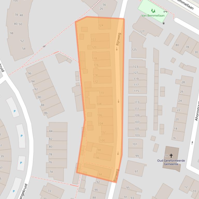 Kaart van postcodegebied 2681SR.