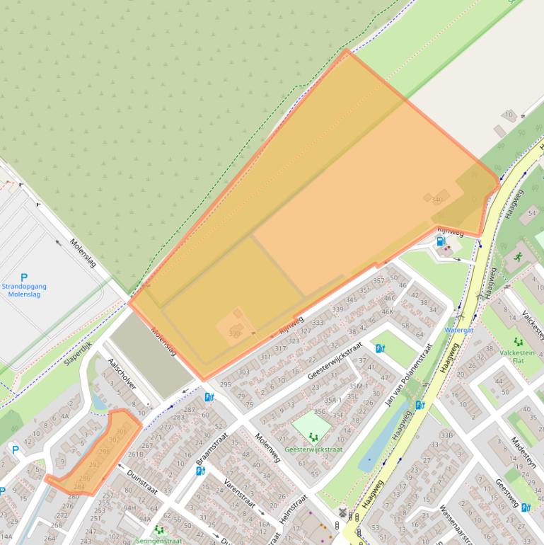 Kaart van postcodegebied 2681SZ.