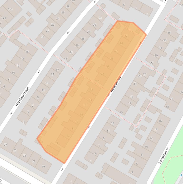 Kaart van postcodegebied 2681TB.