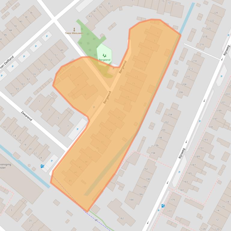 Kaart van postcodegebied 2681VK.