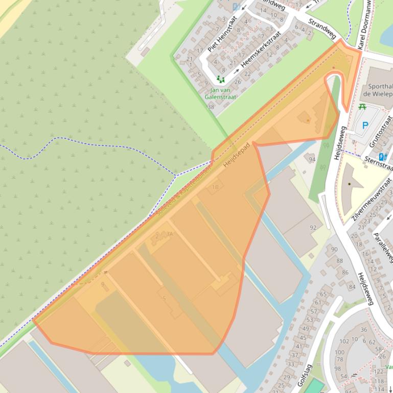 Kaart van postcodegebied 2681VM.