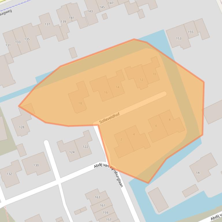 Kaart van postcodegebied 2681WB.