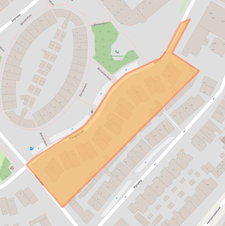 Kaart van postcodegebied 2681XC.