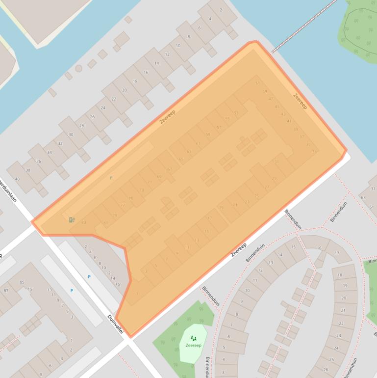 Kaart van postcodegebied 2681XD.