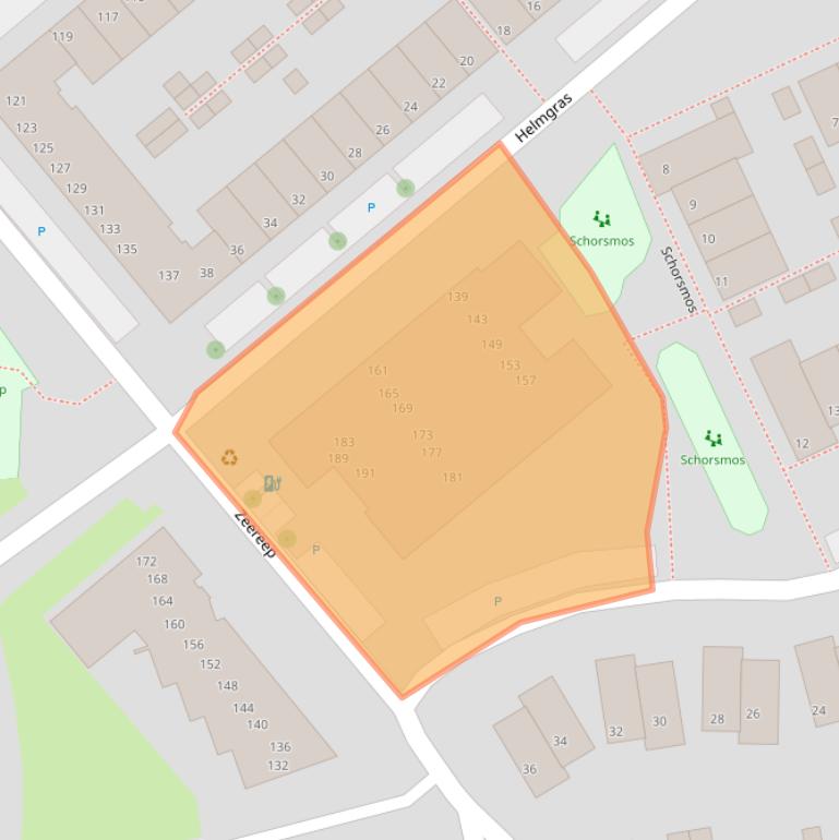 Kaart van postcodegebied 2681XJ.