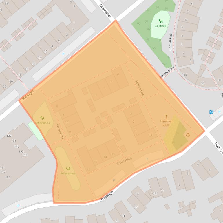 Kaart van postcodegebied 2681XL.