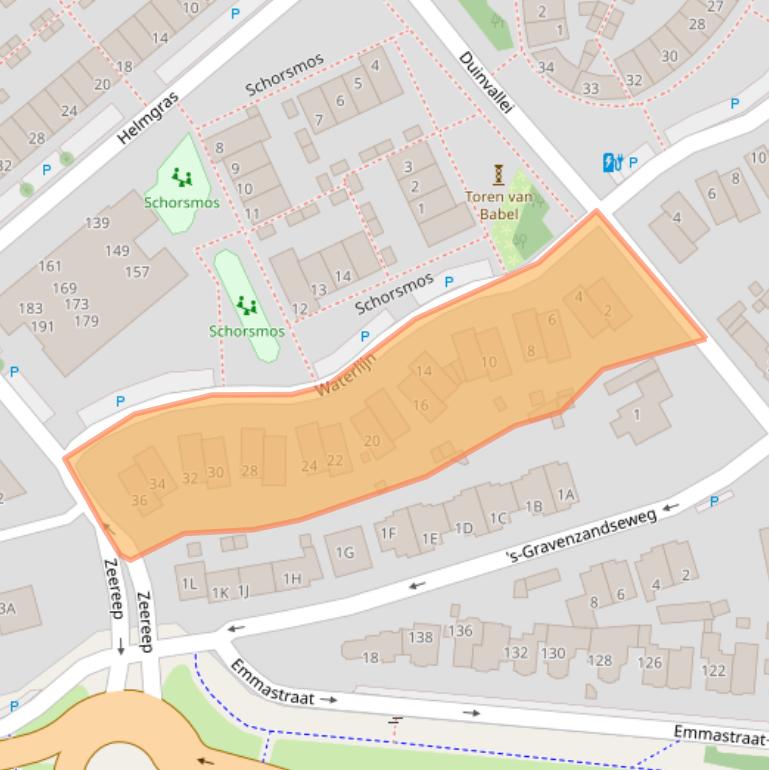 Kaart van postcodegebied 2681XM.