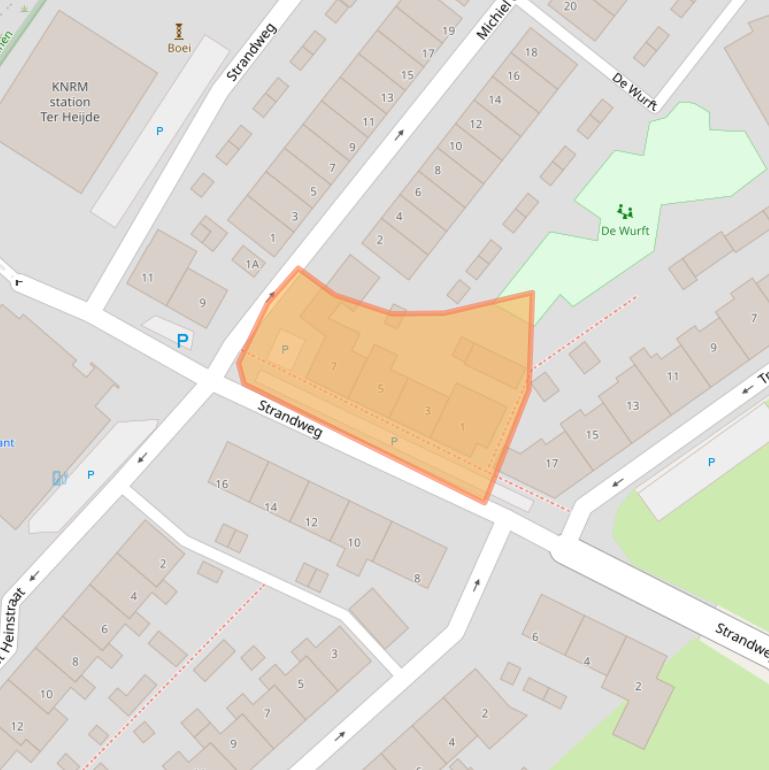 Kaart van postcodegebied 2684VR.