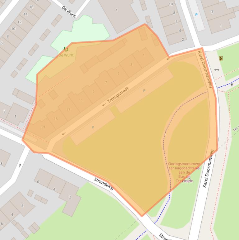 Kaart van postcodegebied 2684XC.