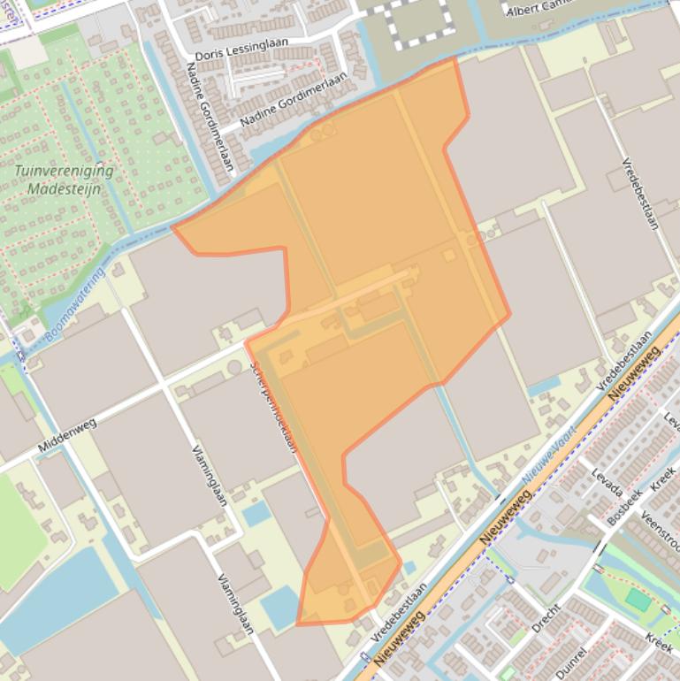 Kaart van postcodegebied 2685AE.