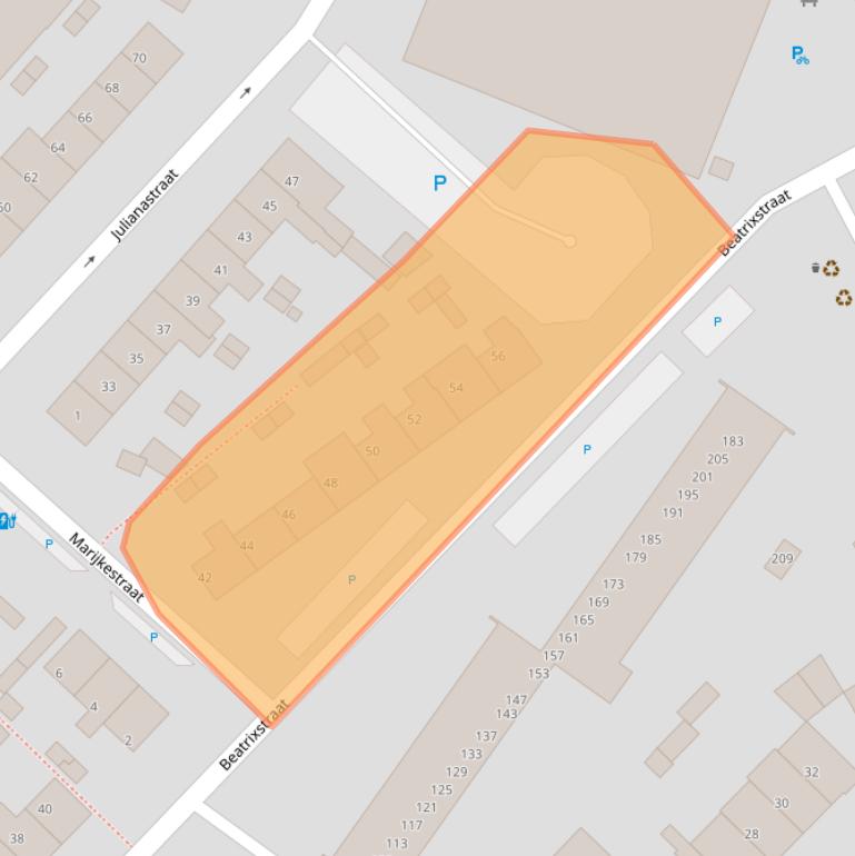 Kaart van postcodegebied 2685BM.