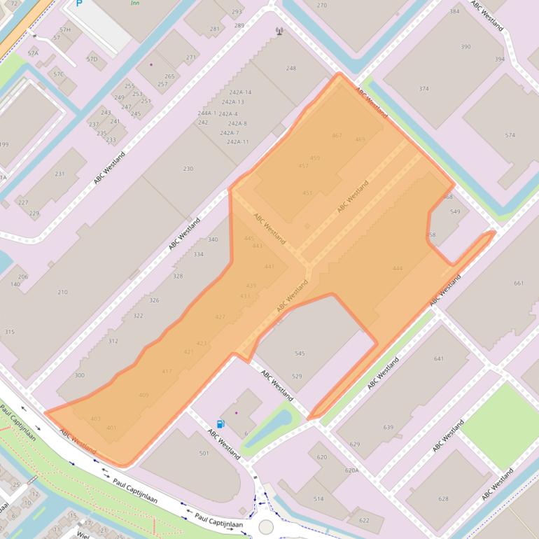 Kaart van postcodegebied 2685DE.