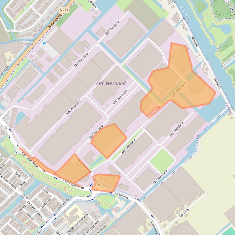 Kaart van postcodegebied 2685DG.