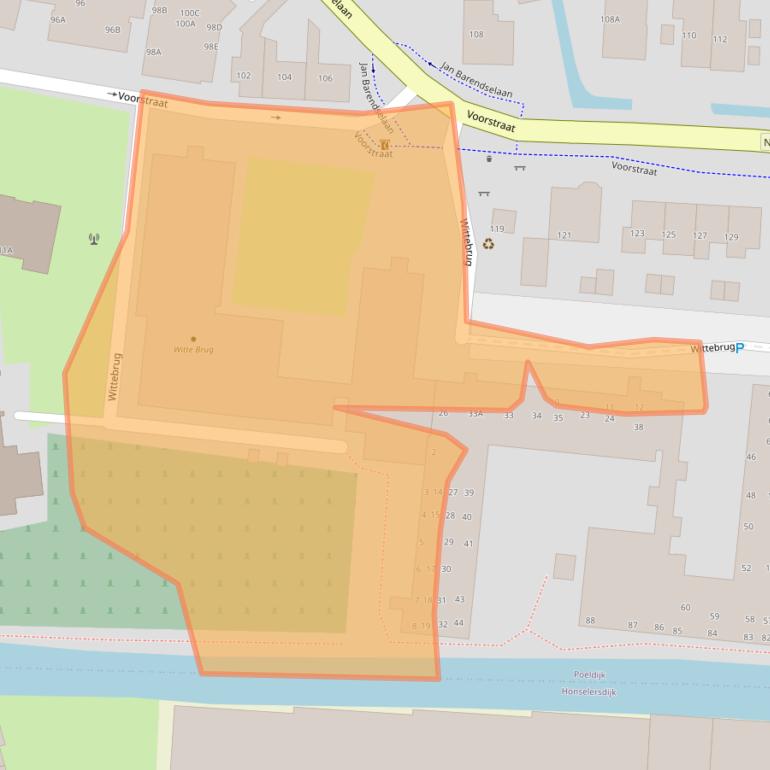 Kaart van postcodegebied 2685ES.