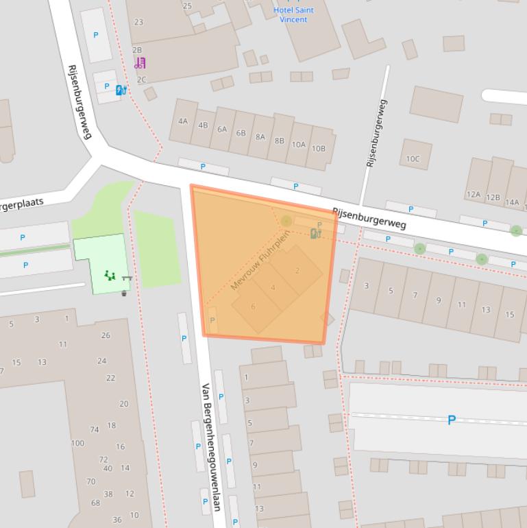 Kaart van postcodegebied 2685GD.