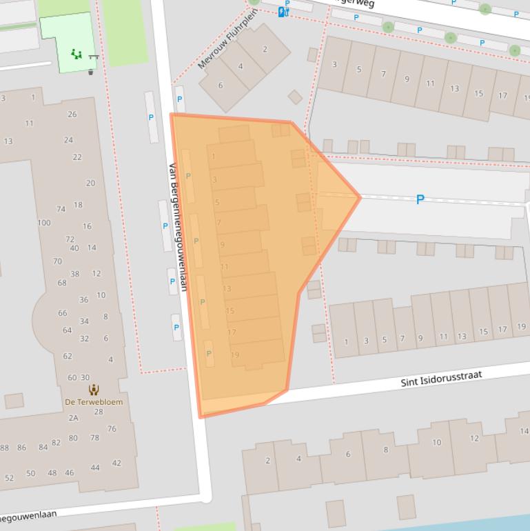 Kaart van postcodegebied 2685GE.
