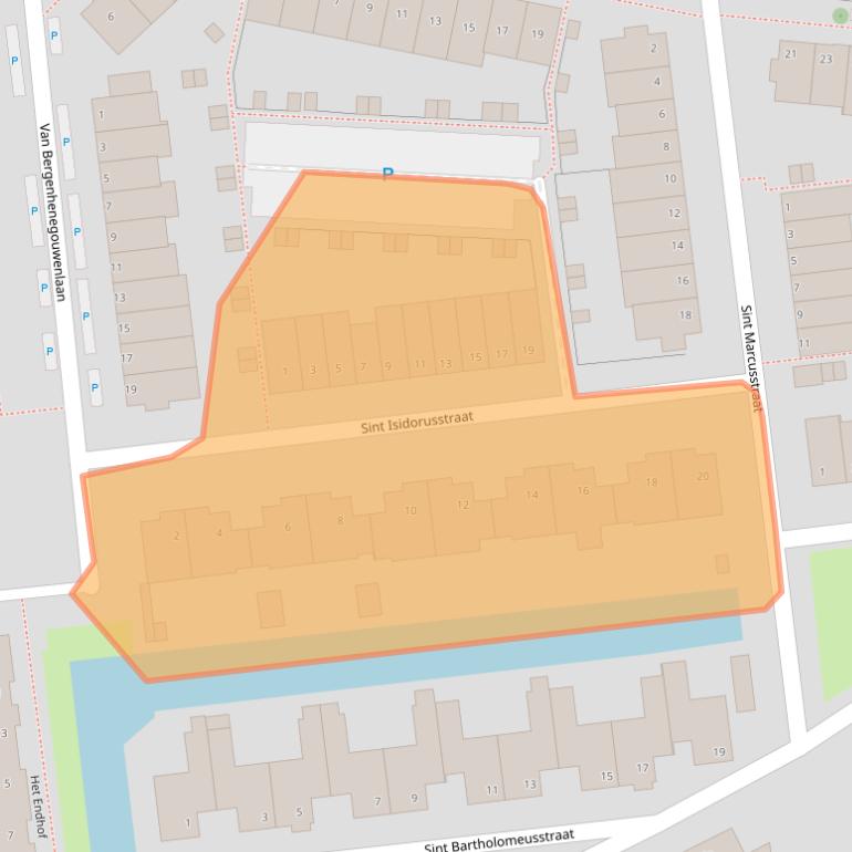 Kaart van postcodegebied 2685GG.