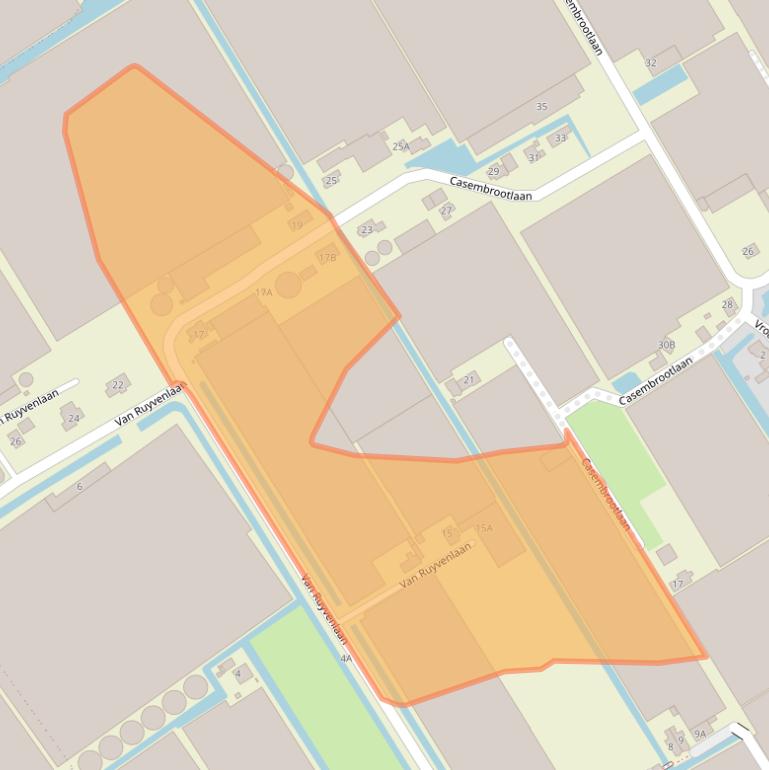 Kaart van postcodegebied 2685LD.