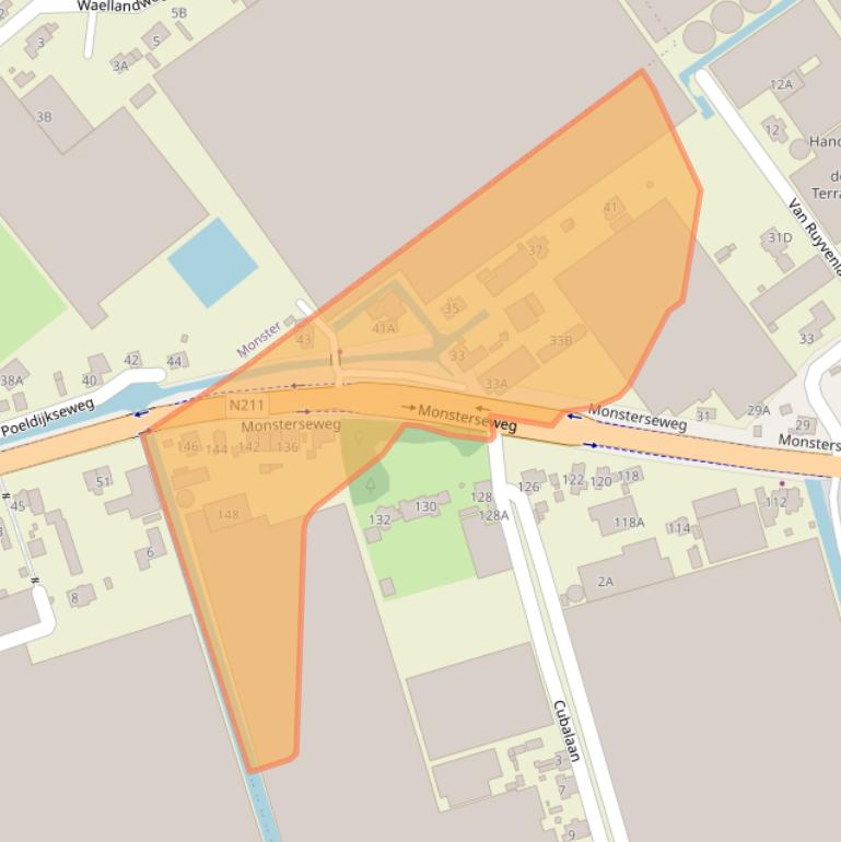 Kaart van postcodegebied 2685LM.