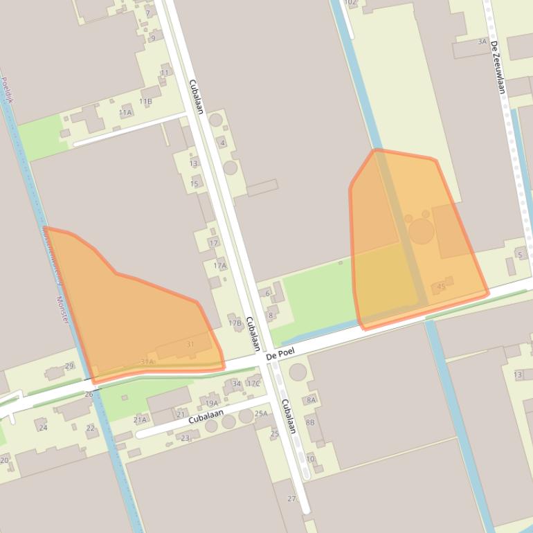 Kaart van postcodegebied 2685LS.