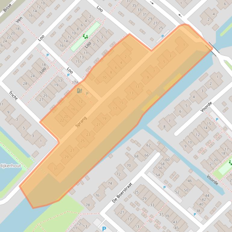 Kaart van postcodegebied 2685PA.