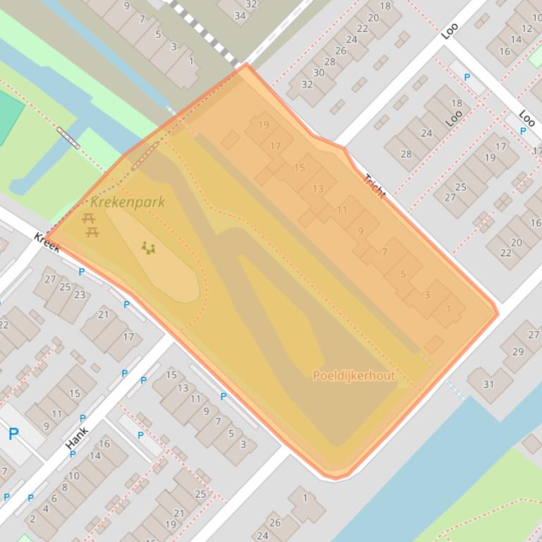 Kaart van postcodegebied 2685PC.