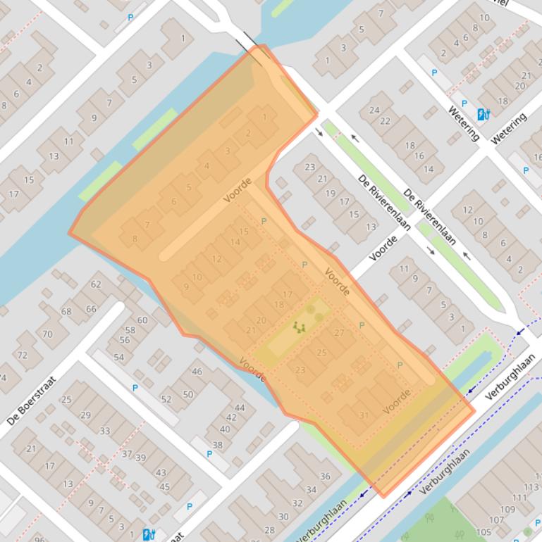 Kaart van postcodegebied 2685PK.