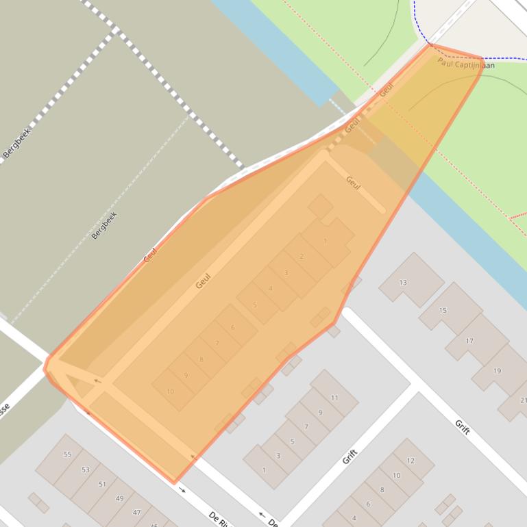 Kaart van postcodegebied 2685PM.