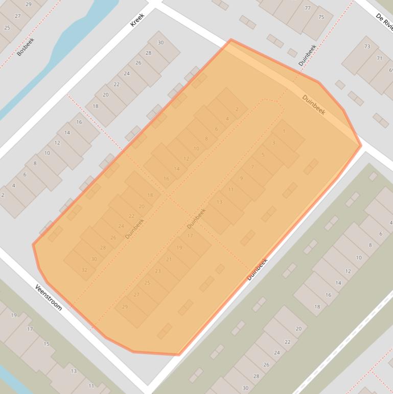 Kaart van postcodegebied 2685PP.