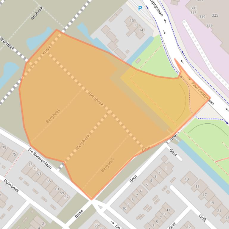 Kaart van postcodegebied 2685PS.