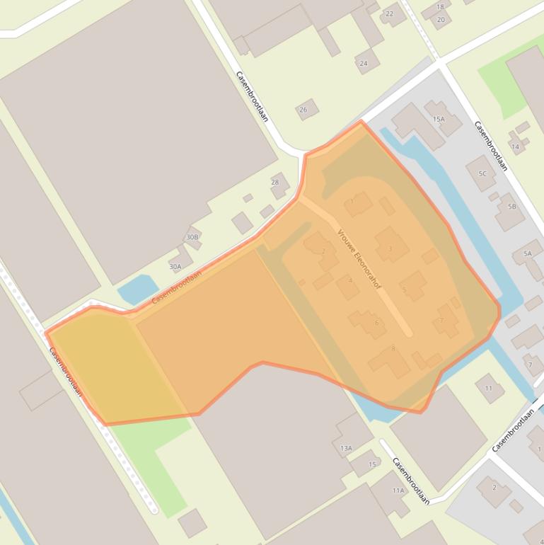 Kaart van postcodegebied 2685RR.