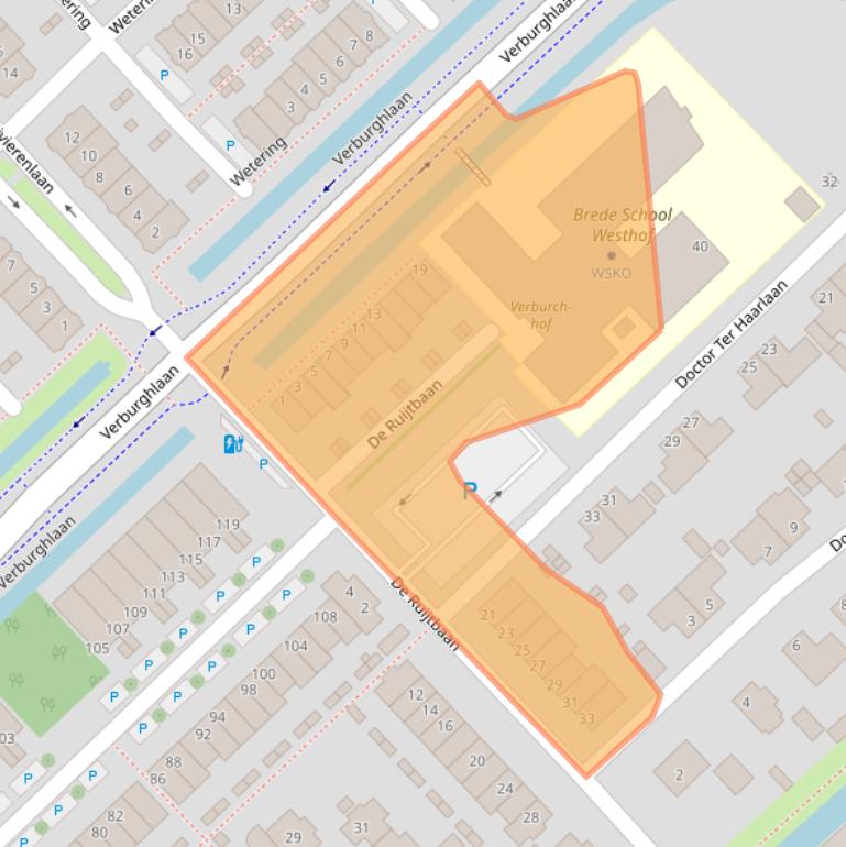 Kaart van postcodegebied 2685RS.