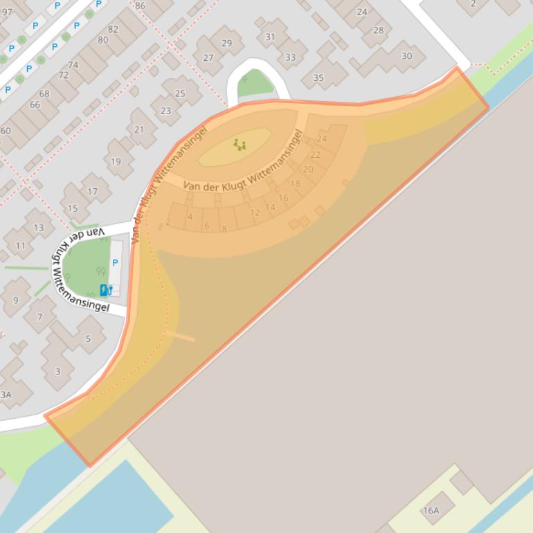 Kaart van postcodegebied 2685RW.