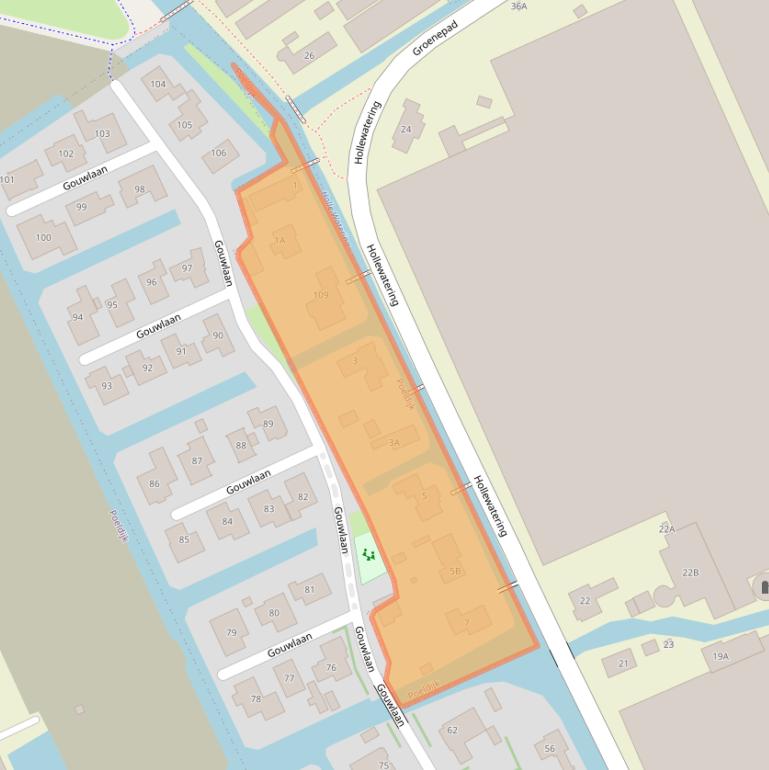 Kaart van postcodegebied 2685SK.