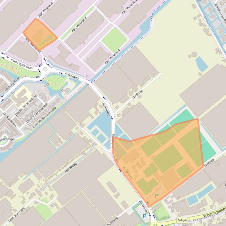 Kaart van postcodegebied 2685SM.