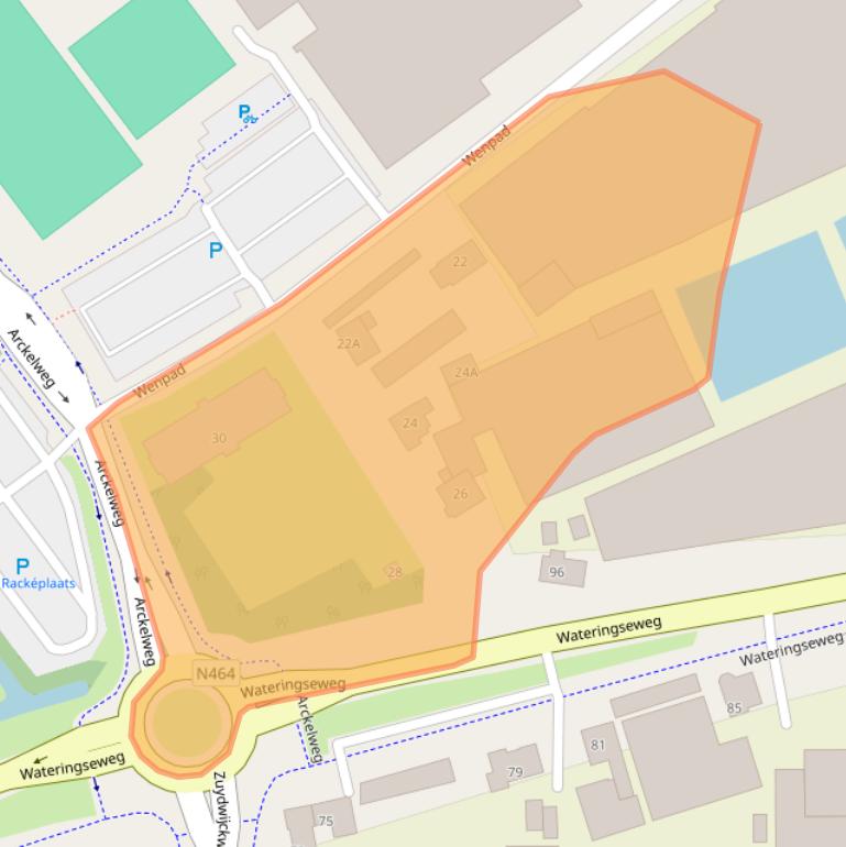 Kaart van postcodegebied 2685SN.