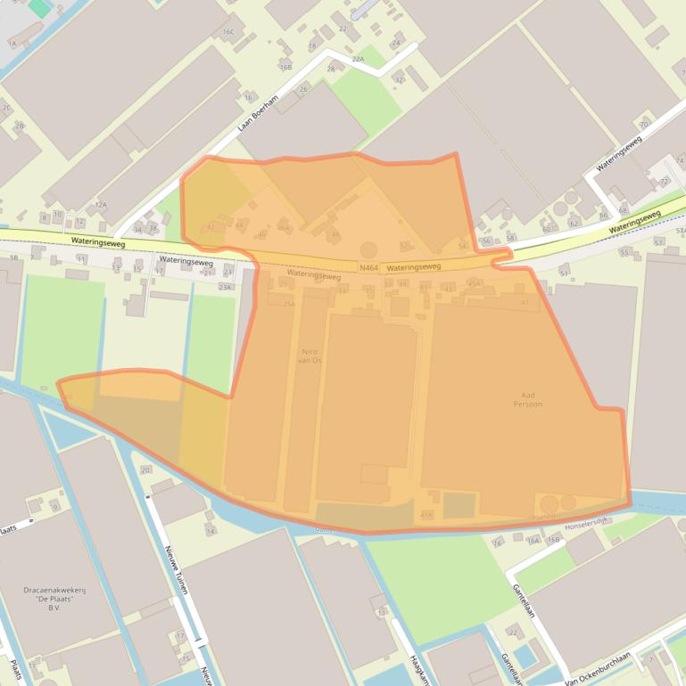 Kaart van postcodegebied 2685ST.