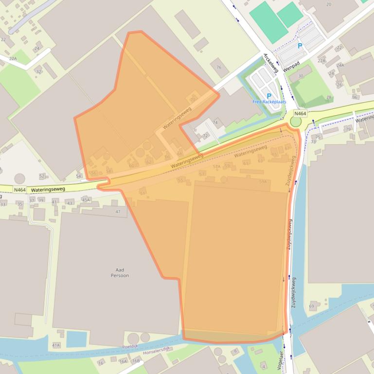 Kaart van postcodegebied 2685SV.