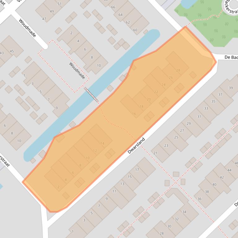Kaart van postcodegebied 2685TH.