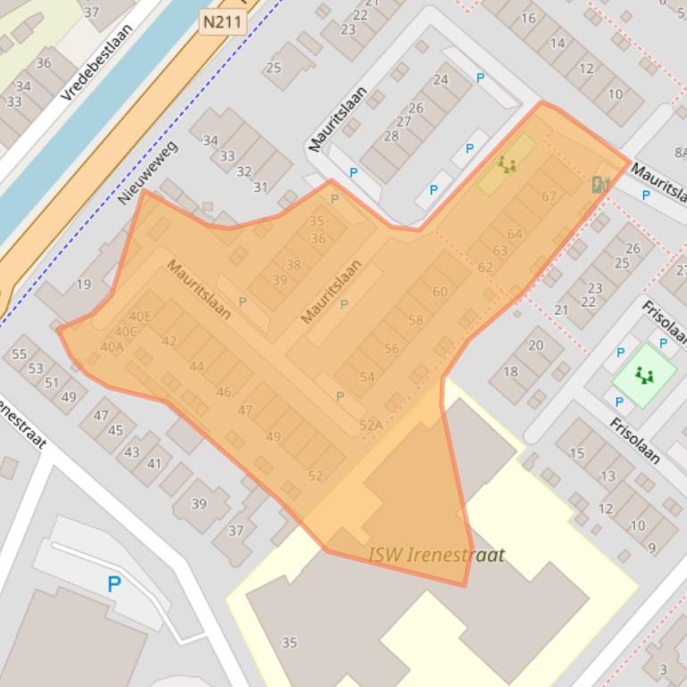 Kaart van postcodegebied 2685VA.