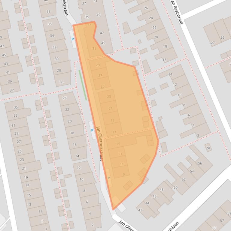 Kaart van postcodegebied 2685VK.