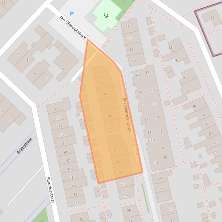 Kaart van postcodegebied 2685VN.
