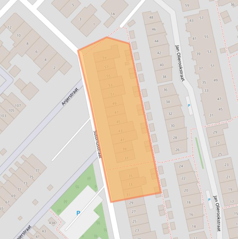 Kaart van postcodegebied 2685VR.