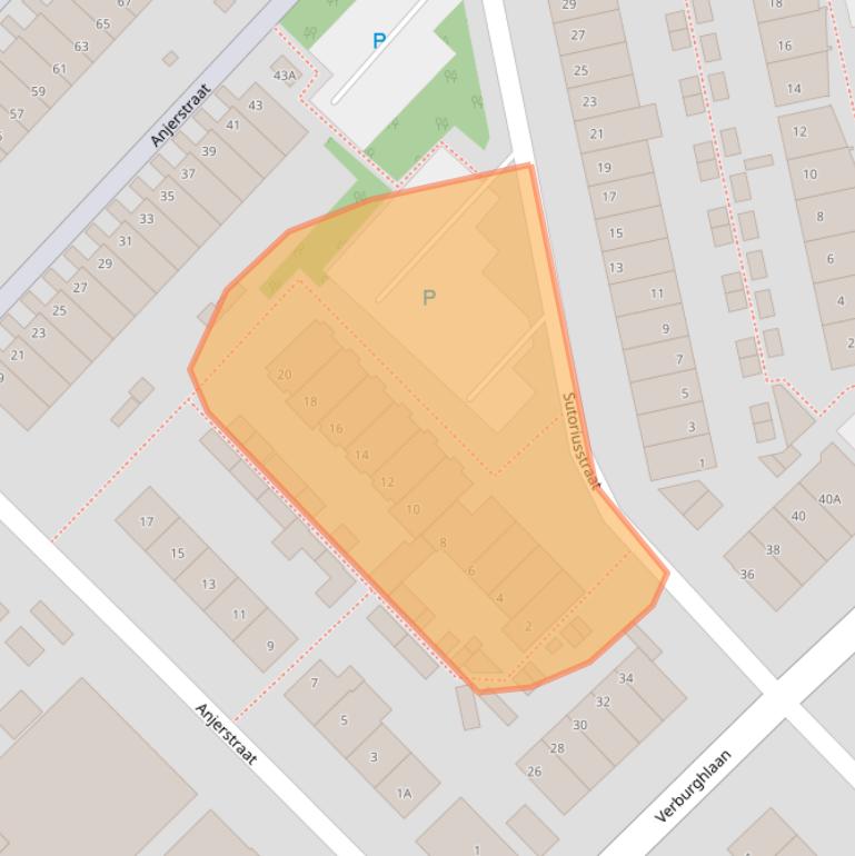 Kaart van postcodegebied 2685VS.