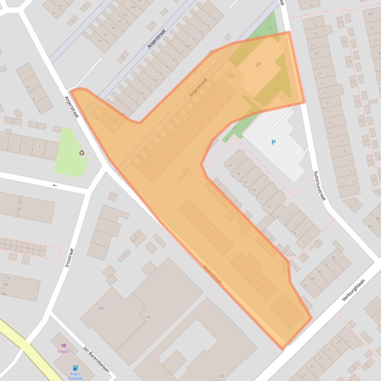 Kaart van postcodegebied 2685XC.